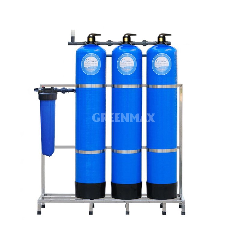 Hệ thống lọc nước GREENMAX - GR03 (3 cột composite - van xả tay)