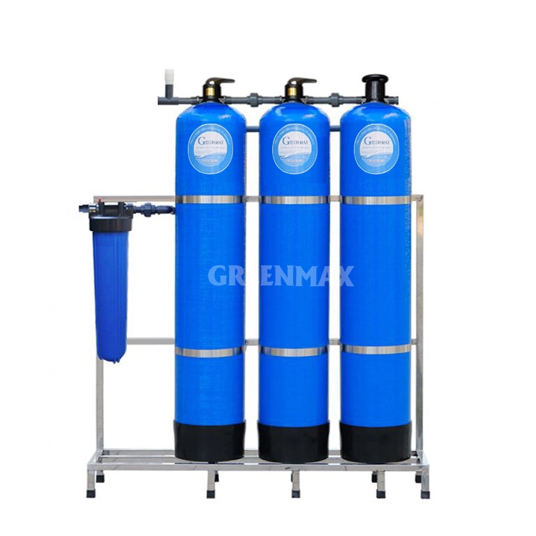 Hệ thống lọc nước GREENMAX - GR300 (3 cột composite - Van xả tay)